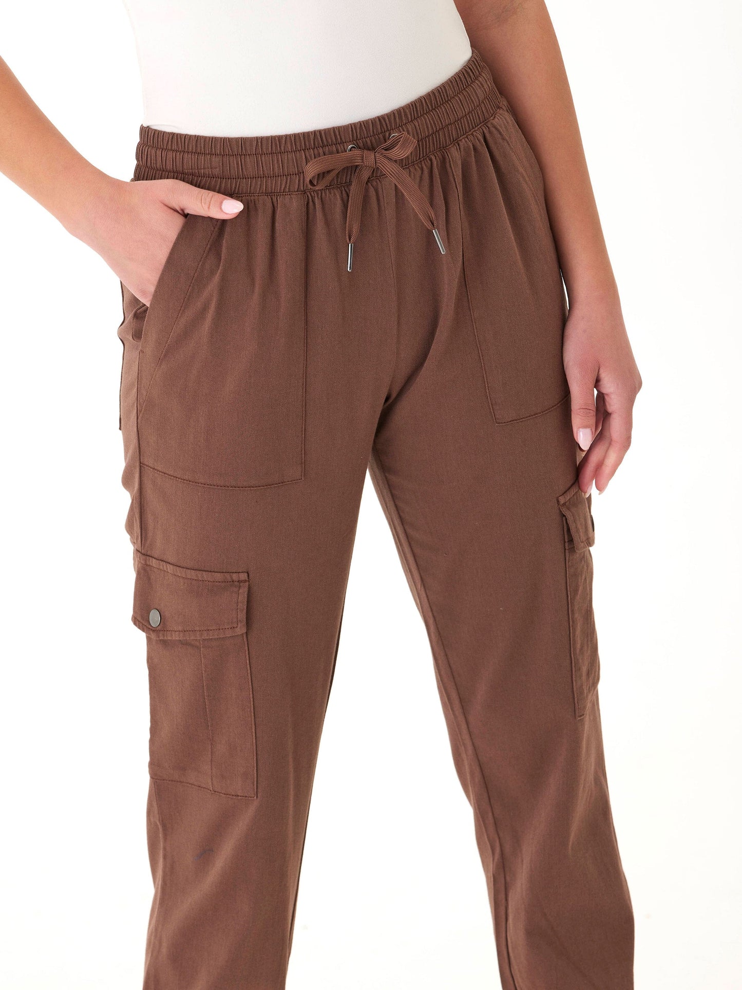 Delilah Stretch Twill Cargo Jogger 27"