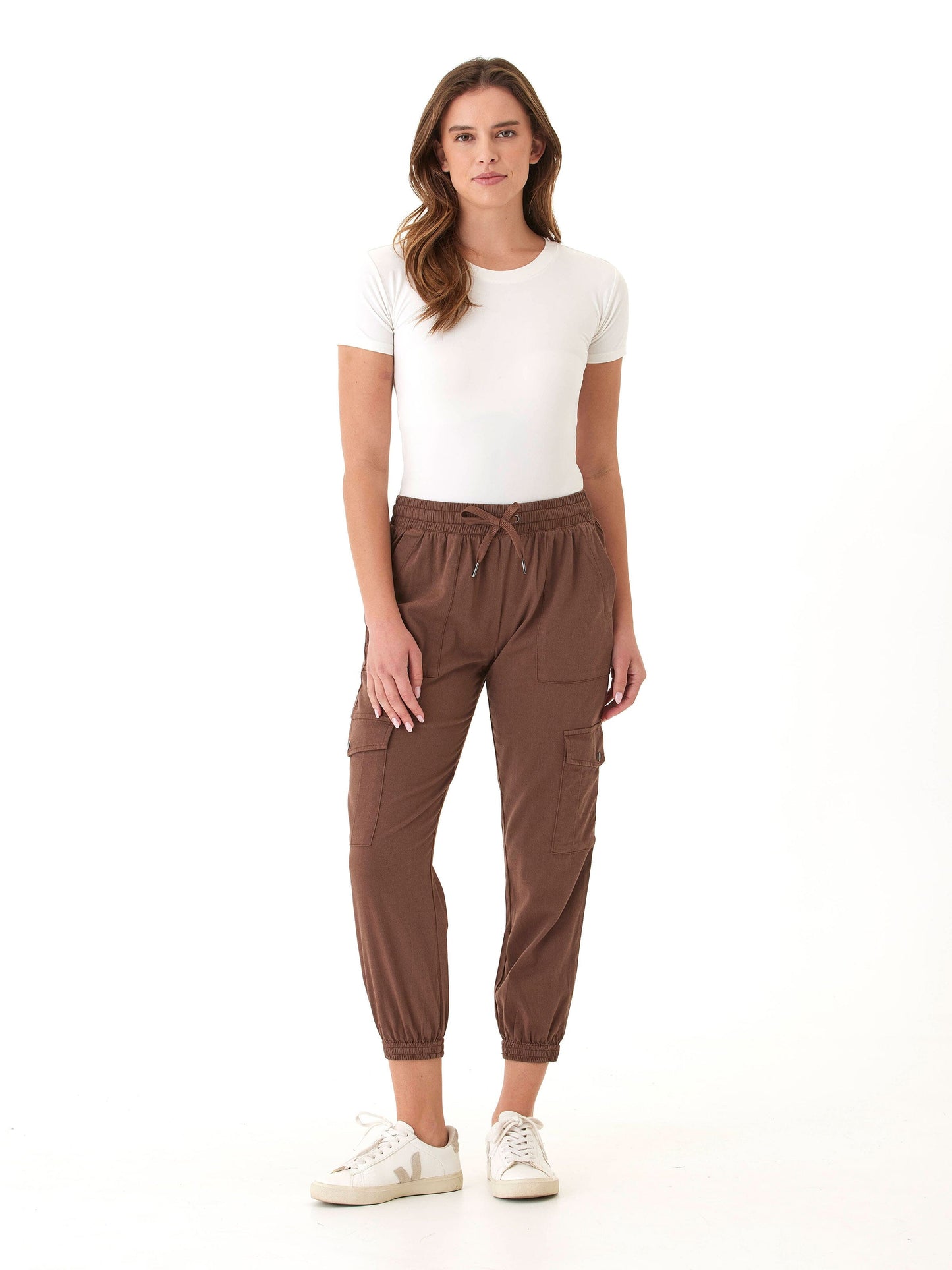 Delilah Stretch Twill Cargo Jogger 27"