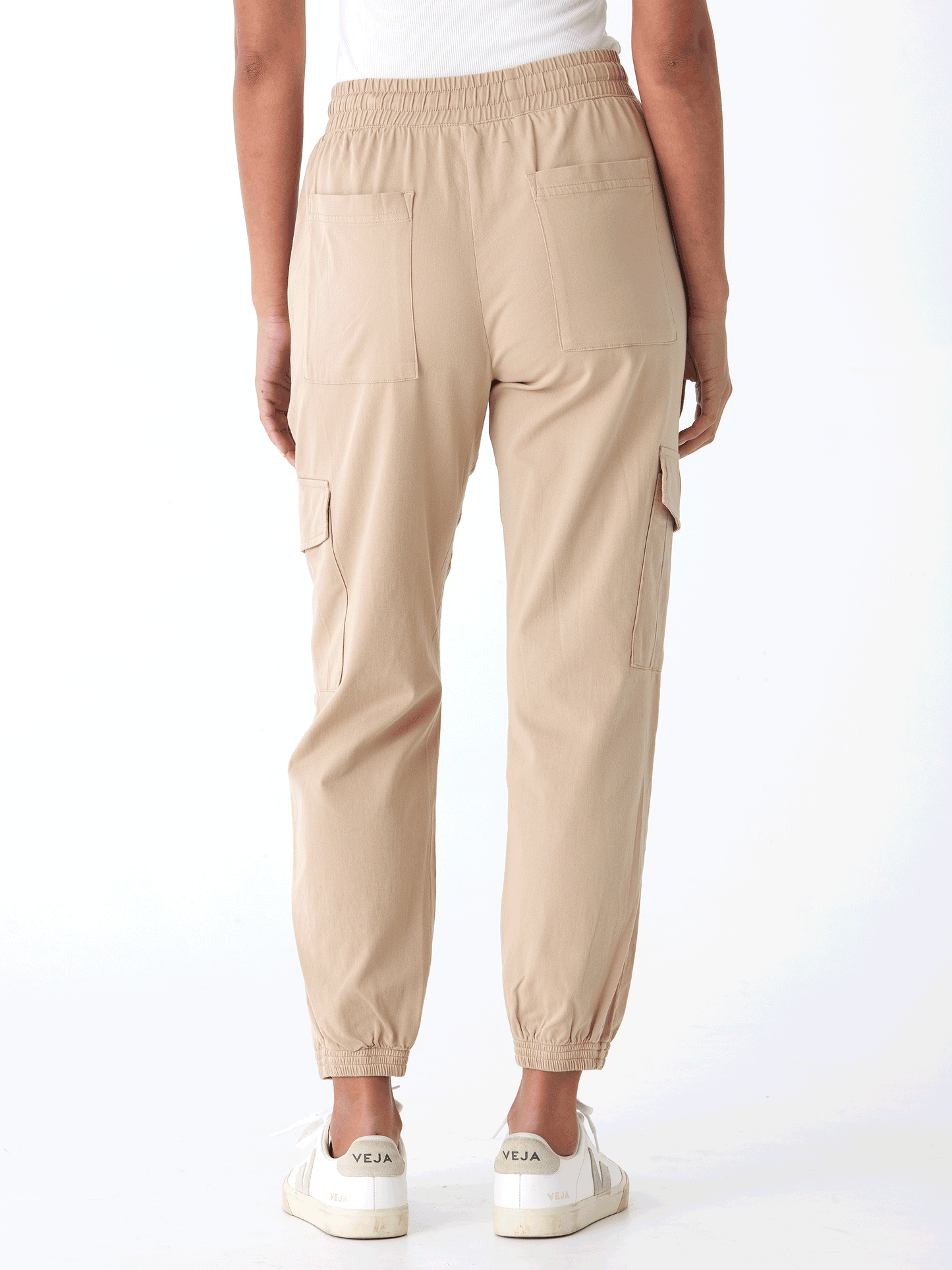 Delilah Stretch Twill Cargo Jogger 27"