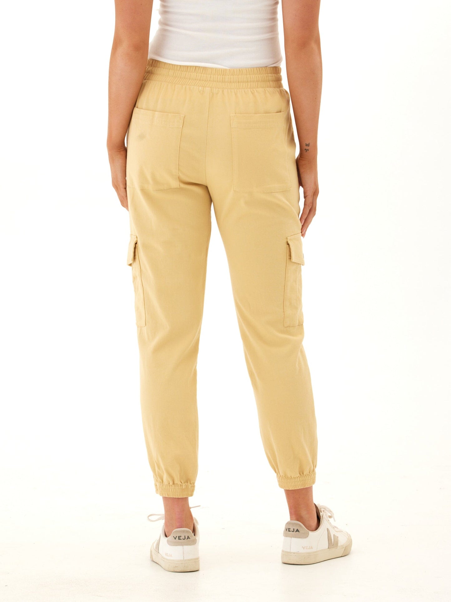 Delilah Stretch Twill Cargo Jogger 27"