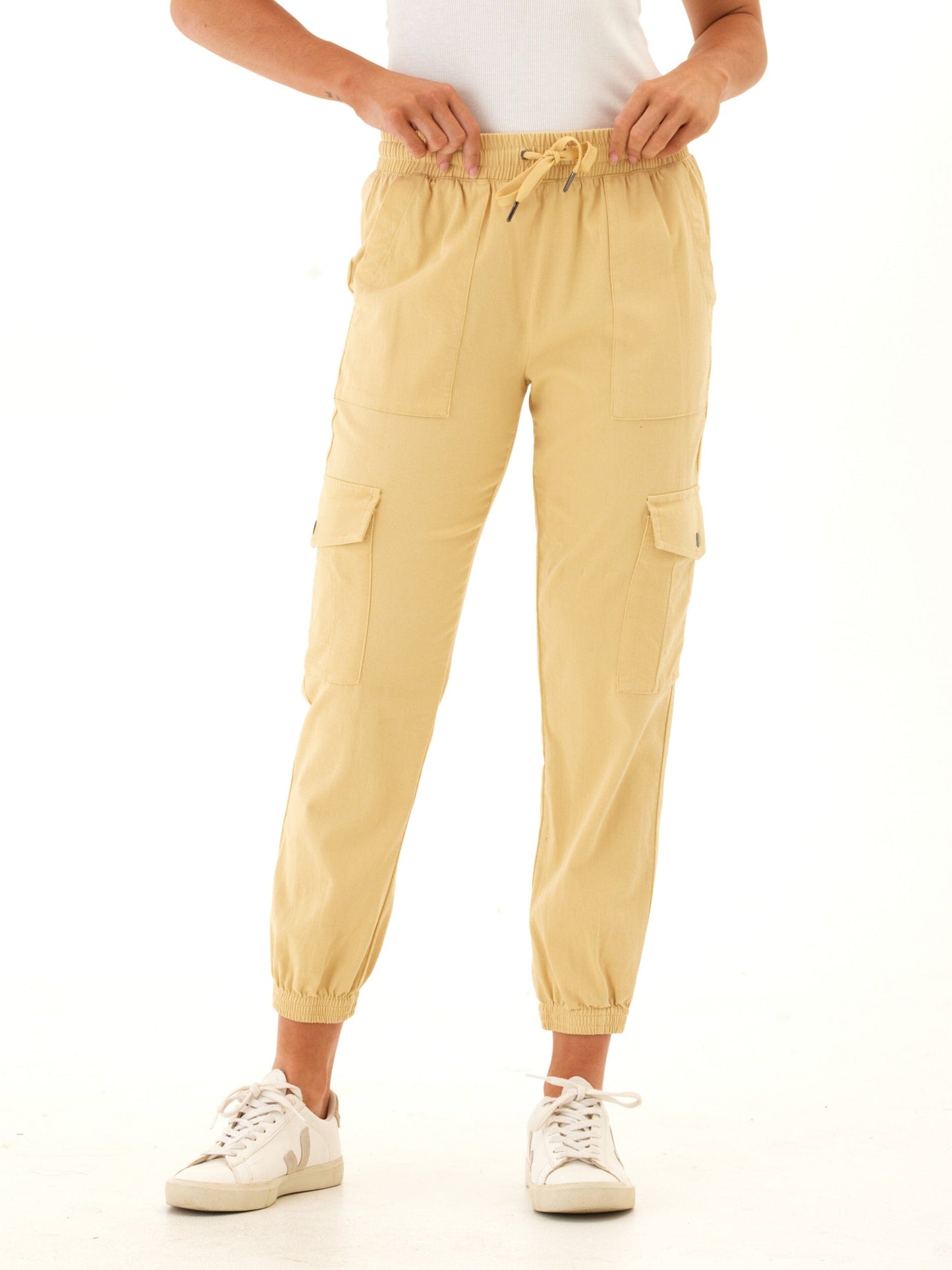Delilah Stretch Twill Cargo Jogger 27"