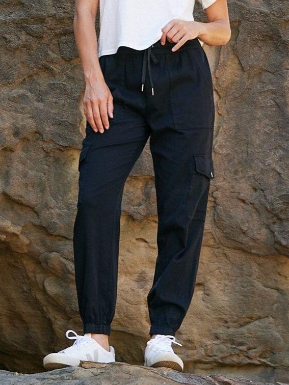 Delilah Stretch Twill Cargo Jogger 27"