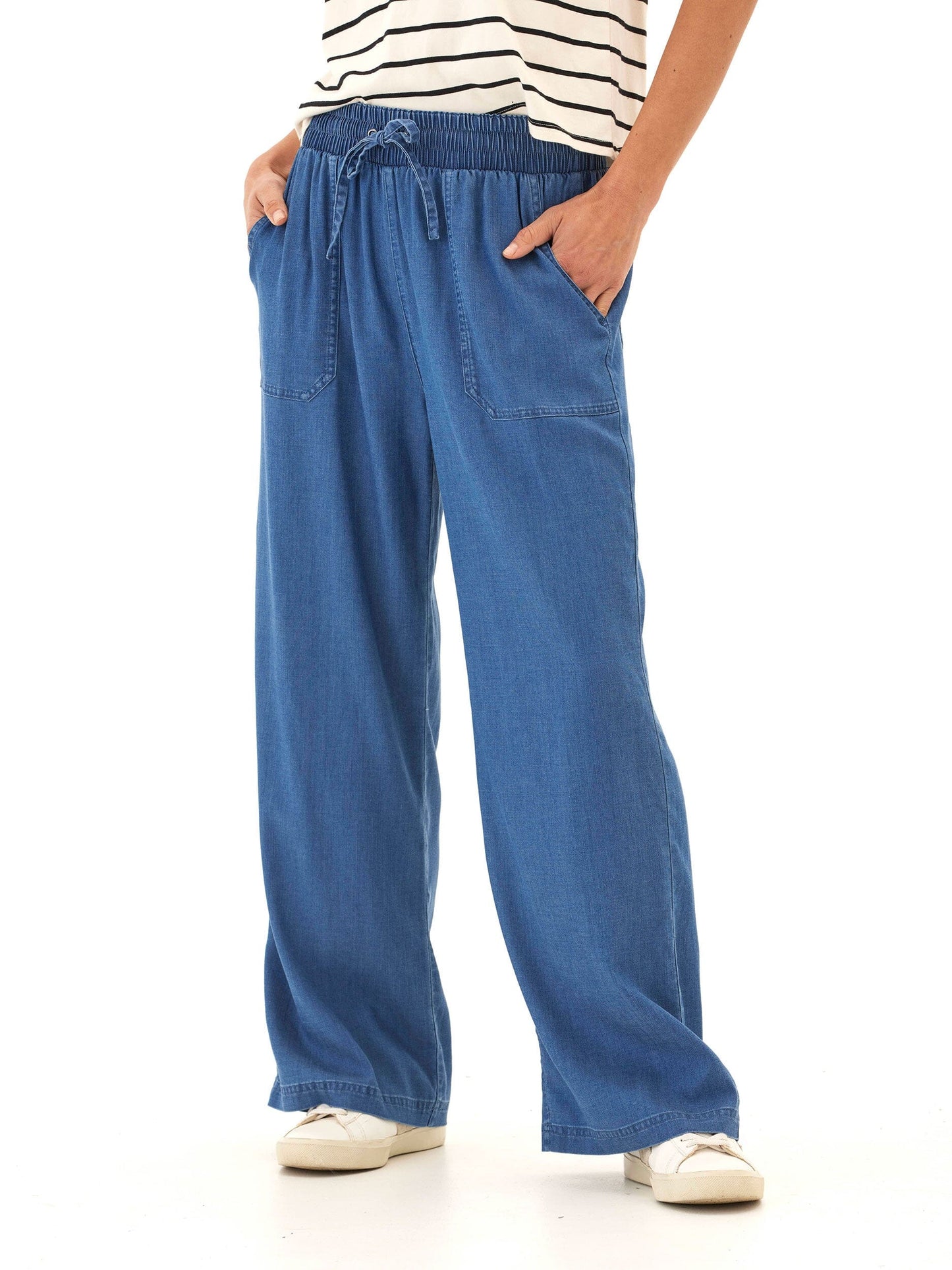 Allie Stretch Chambray Pant