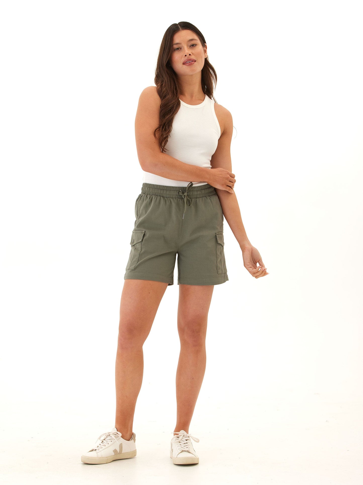 Delilah Stretch Twill Cargo Short