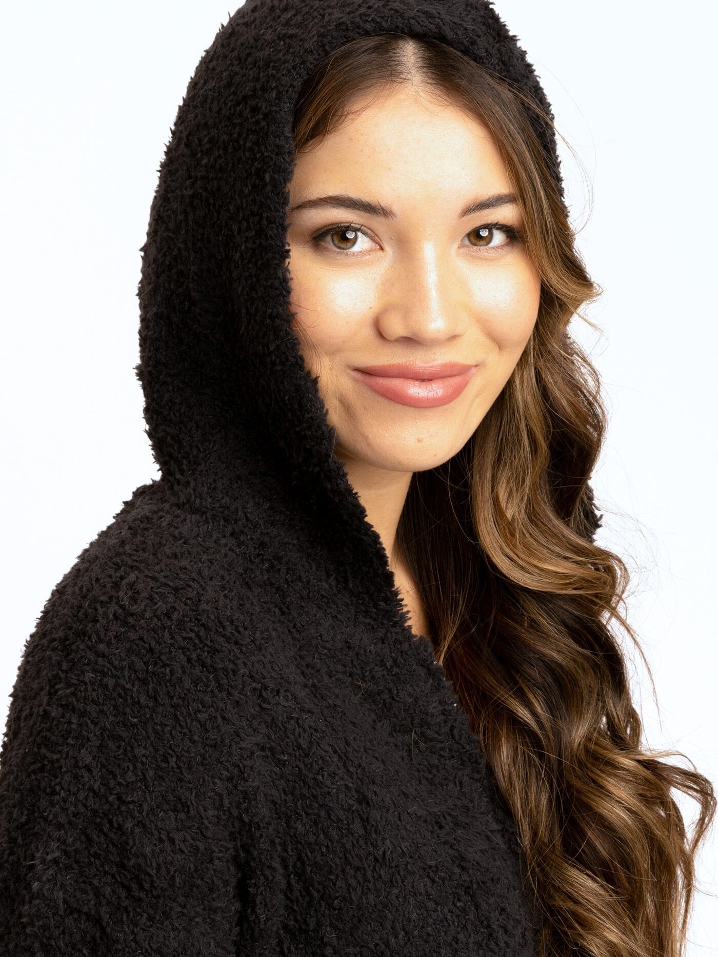 Anita Cozy Boucle Full Zip Sweater Hoodie