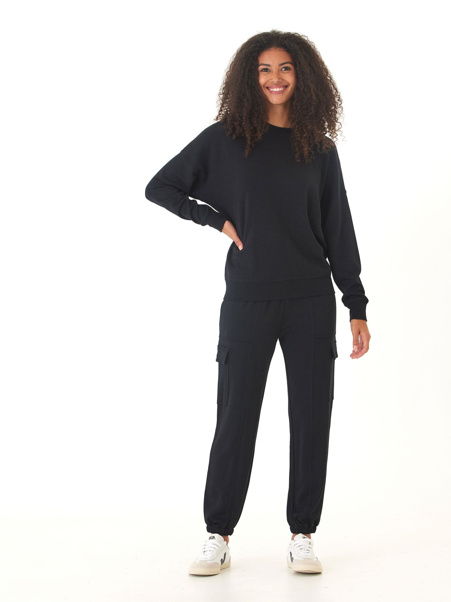 Margot Feather Fleece Cargo Jogger