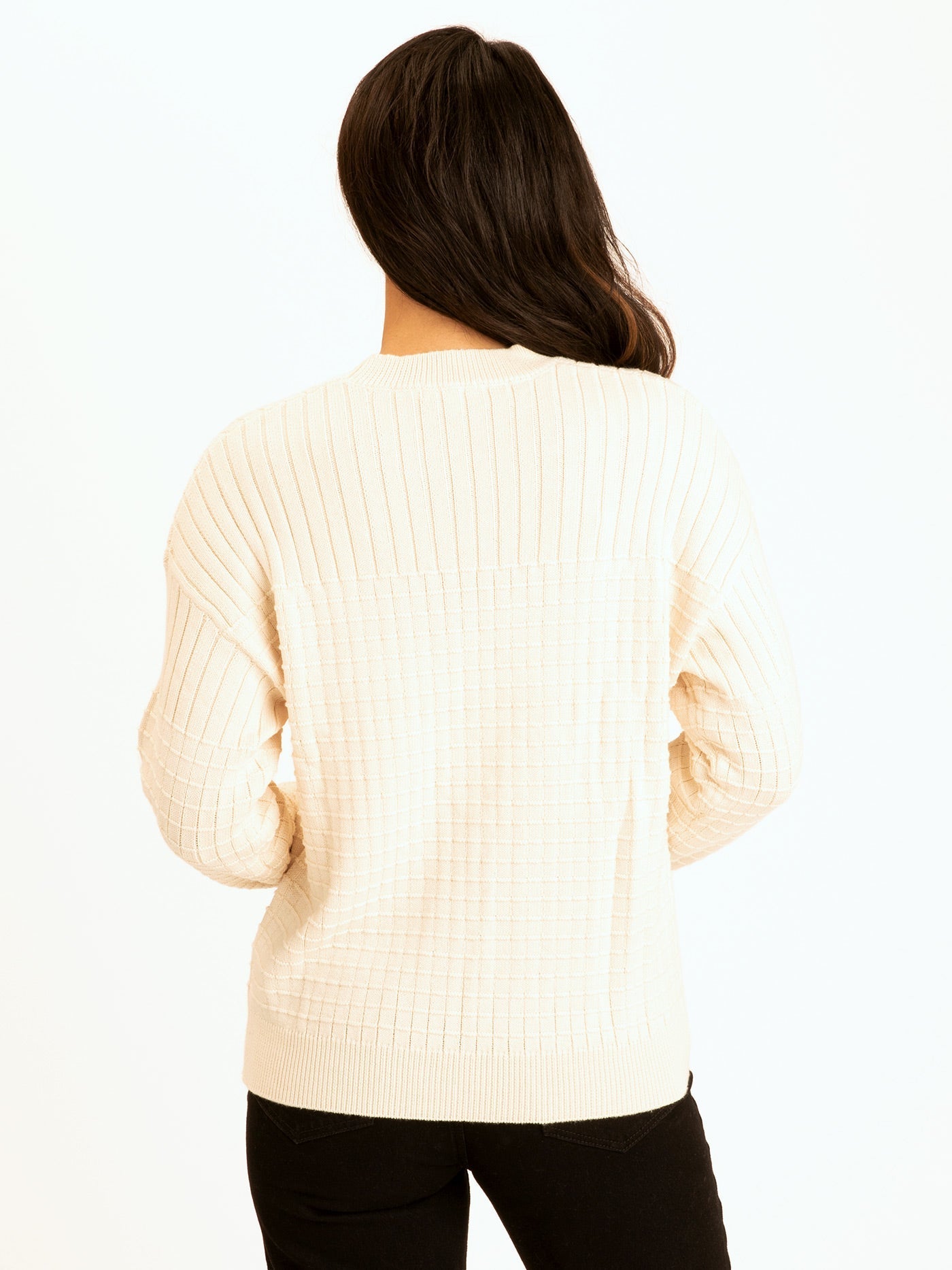 Bibiana Mixed Media Sweater