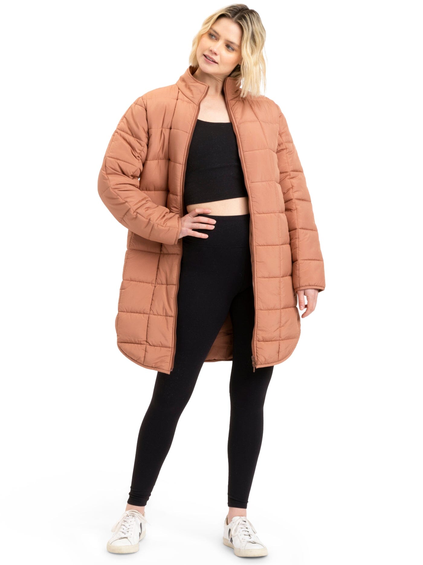 Azima Packable Long Puffer Jacket