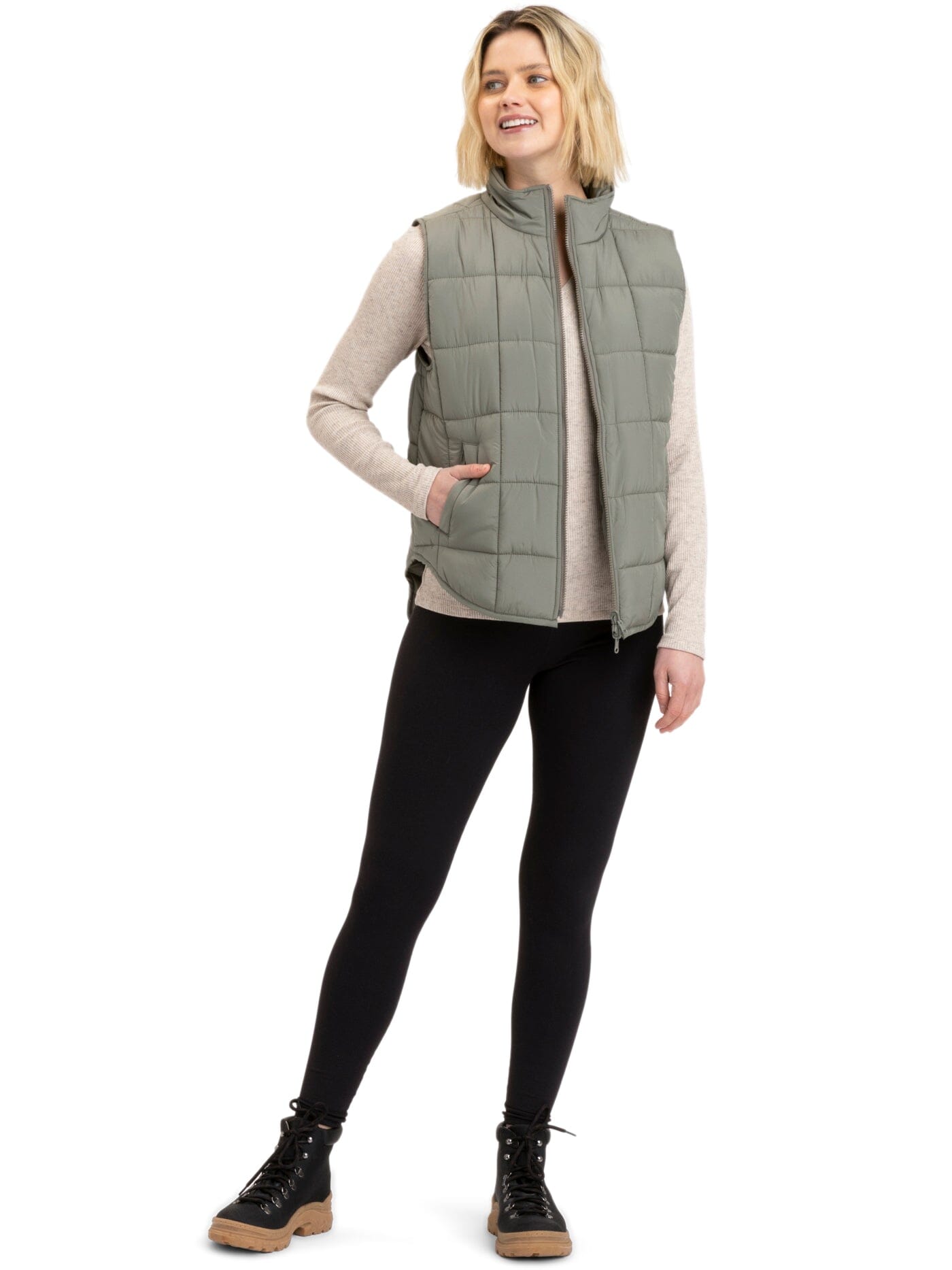 Aubri Packable Puffer Vest