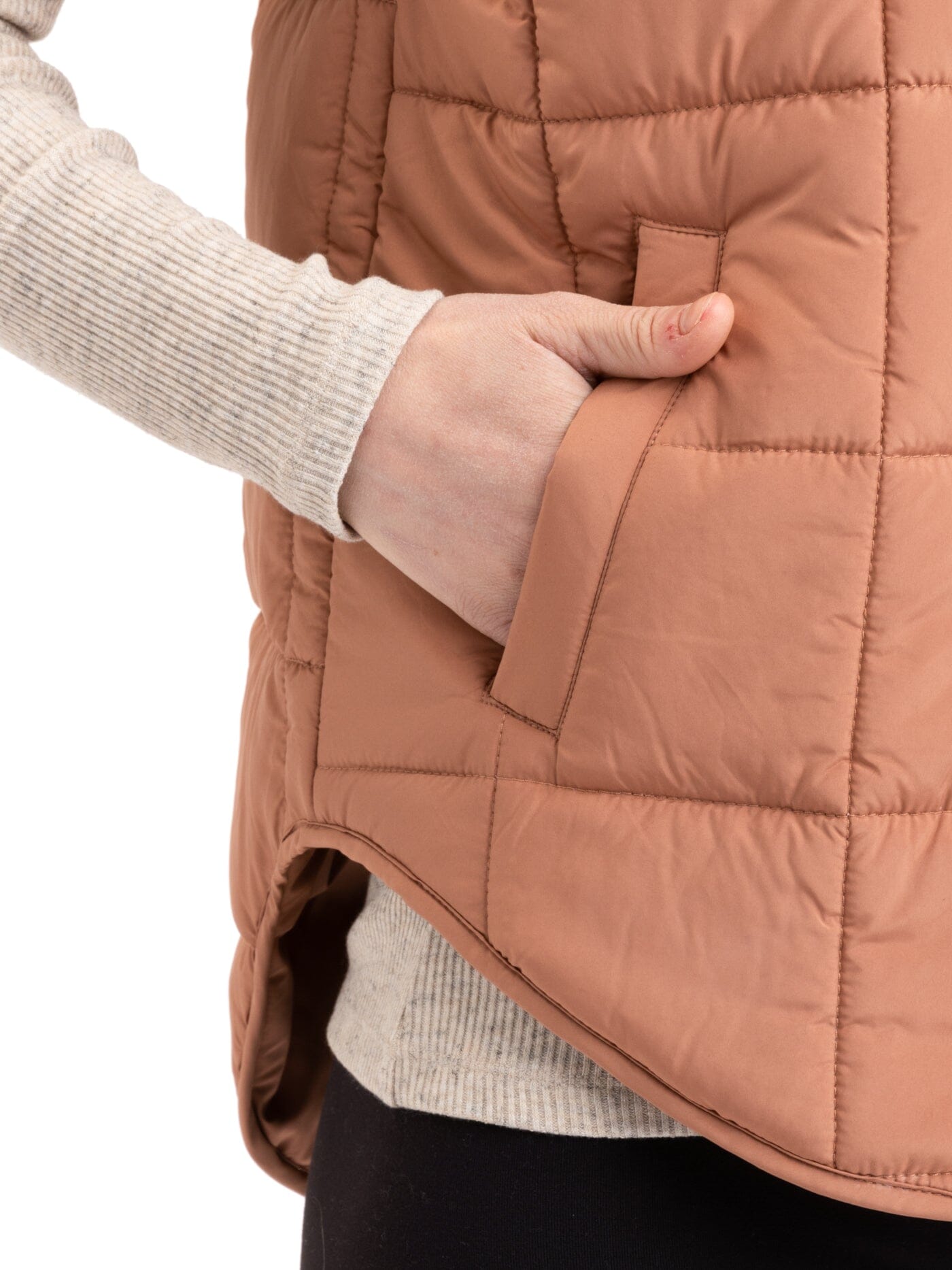 Aubri Packable Puffer Vest