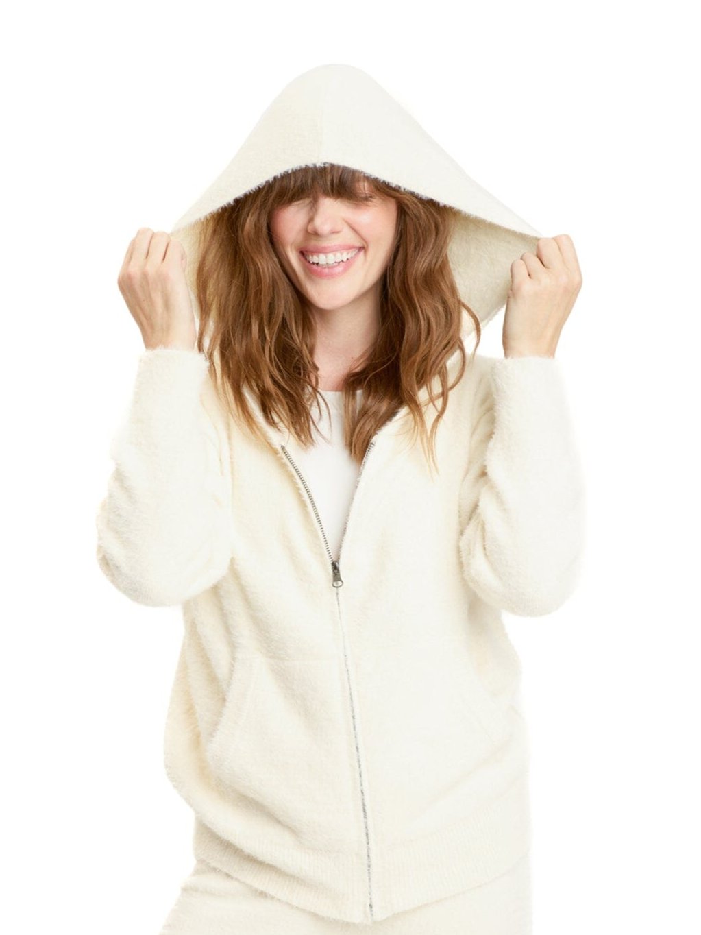 Alyce Fuzzy Knit Hoodie