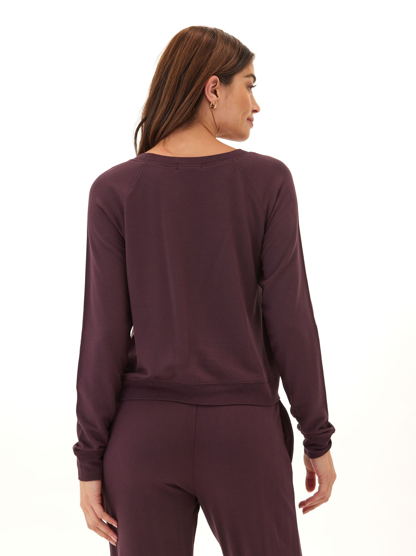 Suzanne Feather Fleece Raglan Pullover