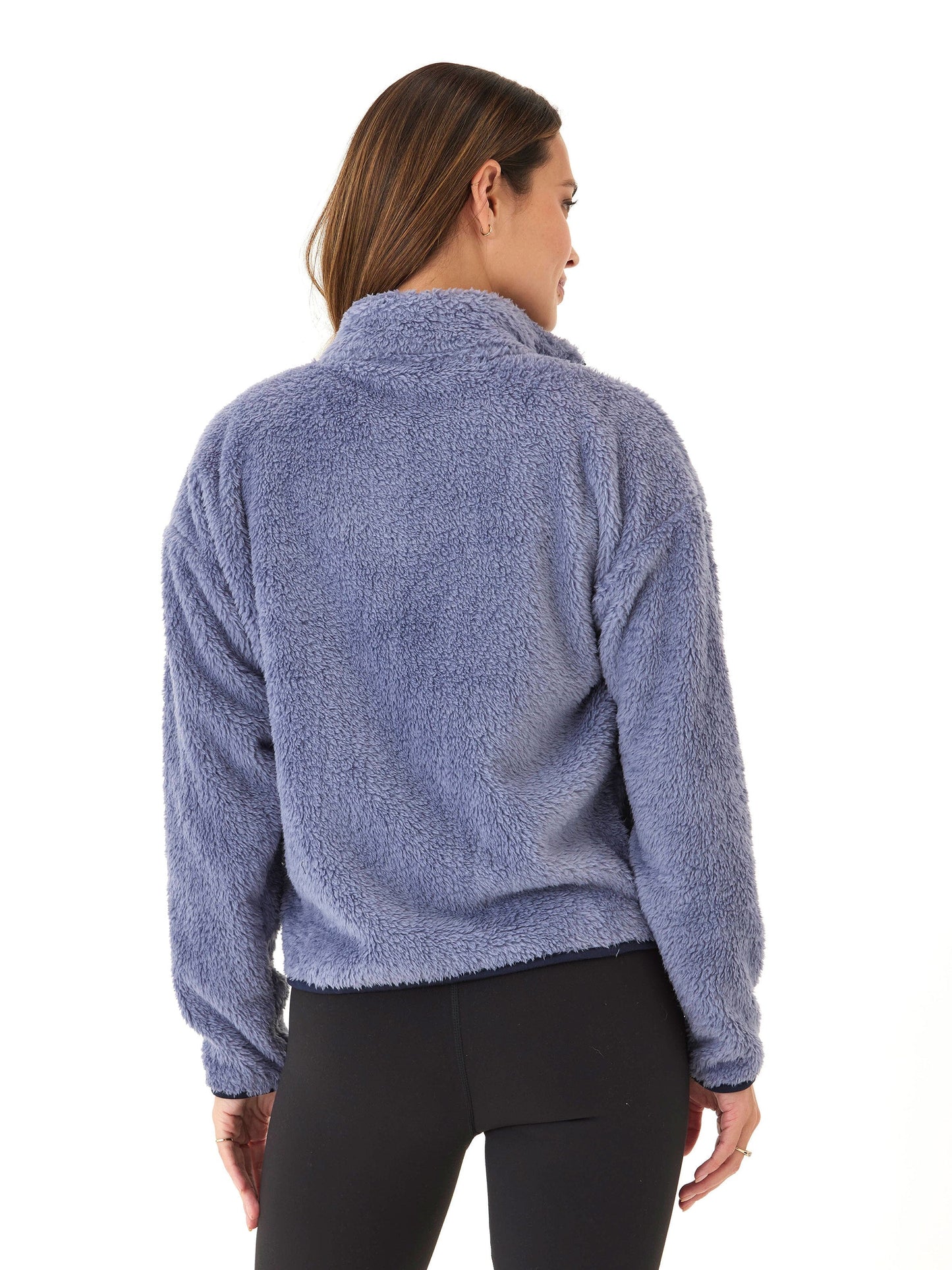 Millee Sherpa Full-Zip Contrast Jacket