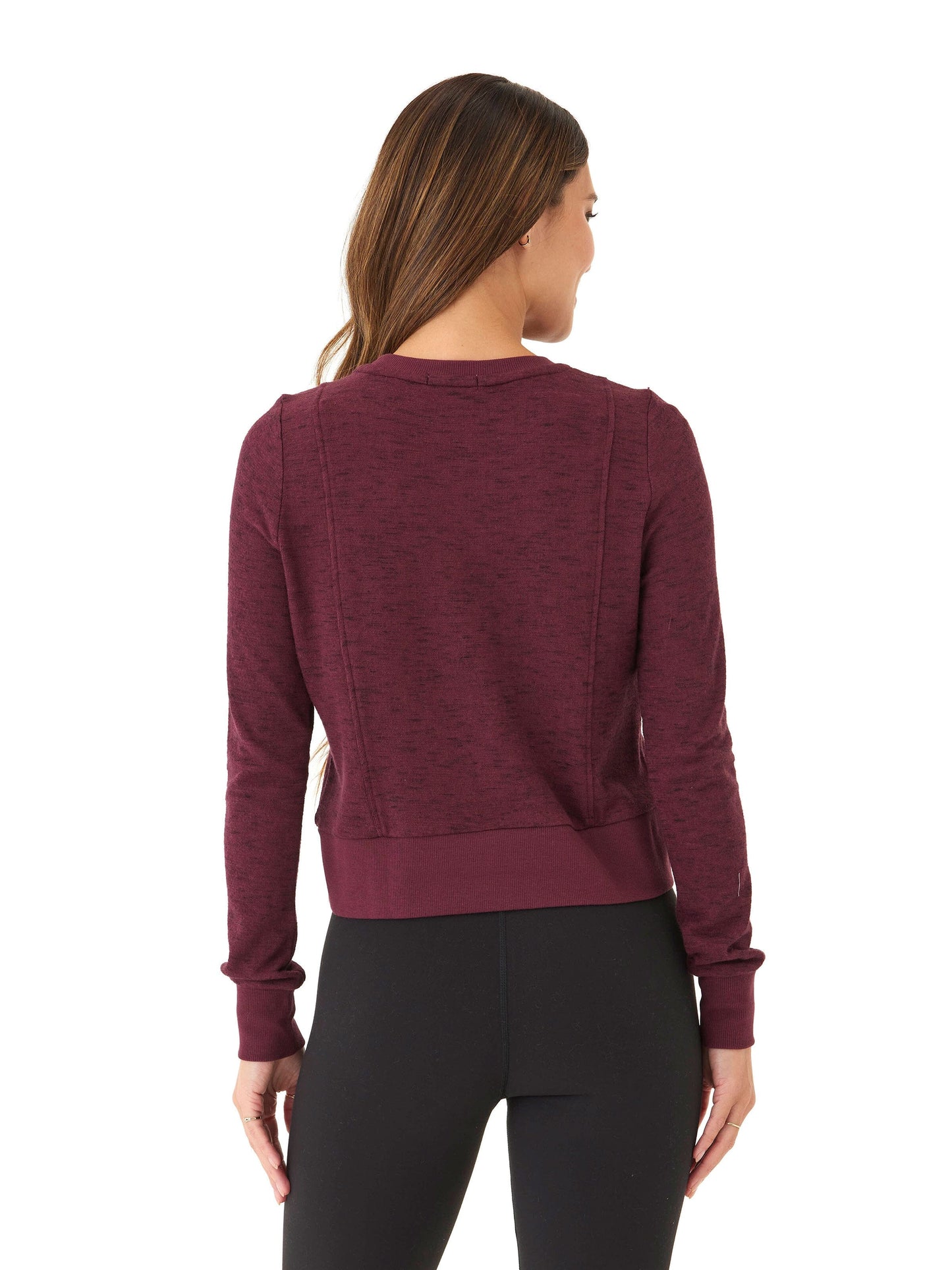 Marie Rhythm Slub Step-Hem Pullover