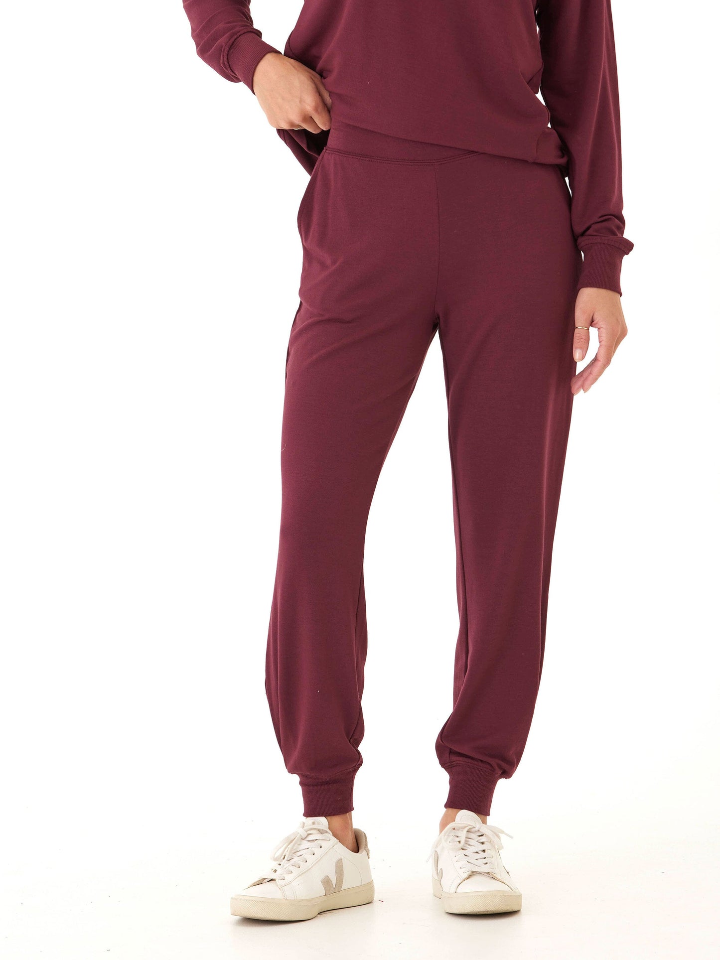 Zarina Modal Terry Tulip-Hem Jogger