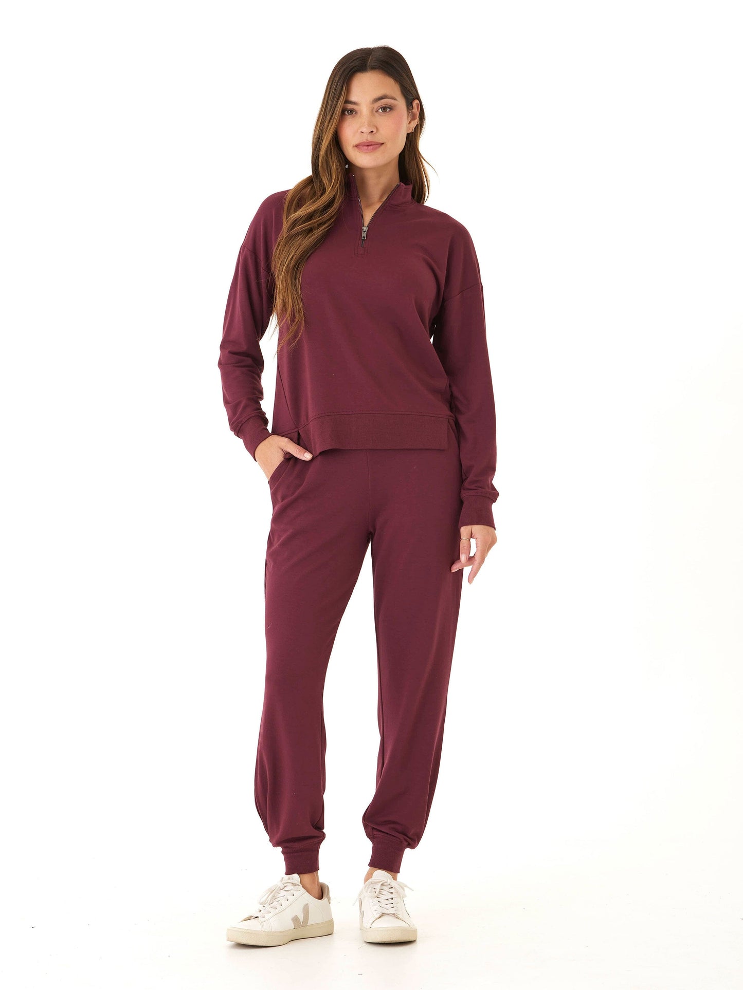 Zarina Modal Terry Tulip-Hem Jogger