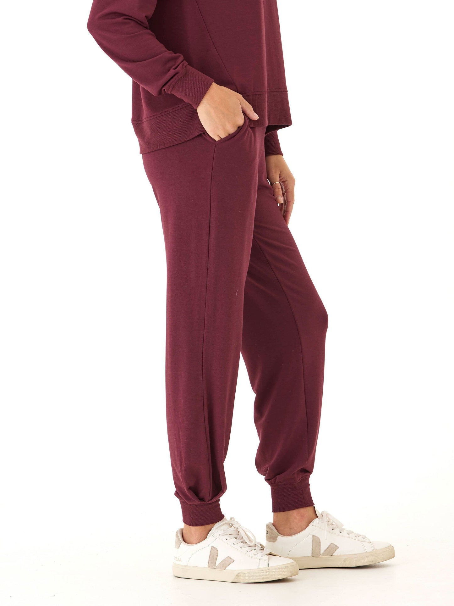 Zarina Modal Terry Tulip-Hem Jogger