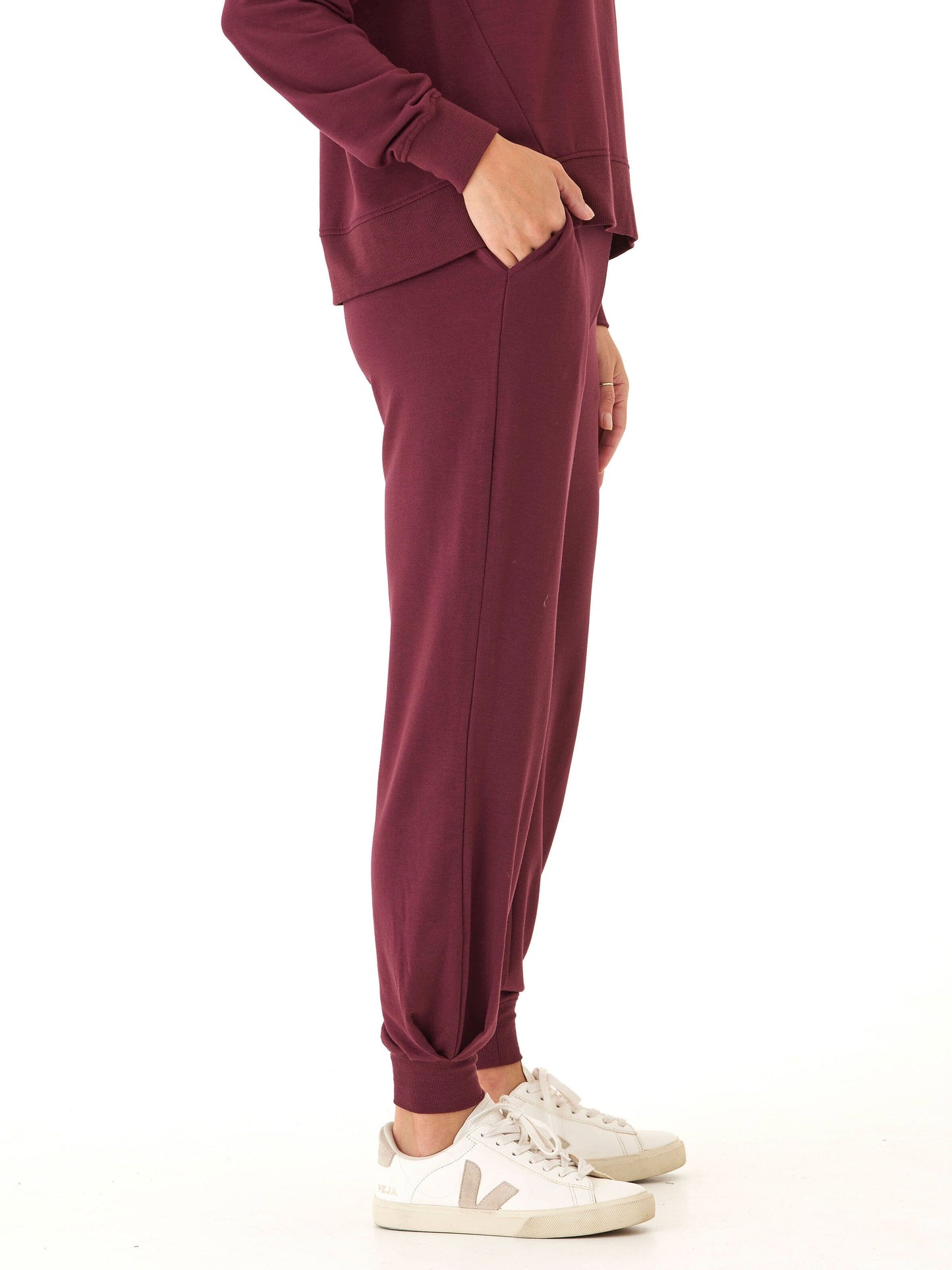 Zarina Modal Terry Tulip-Hem Jogger