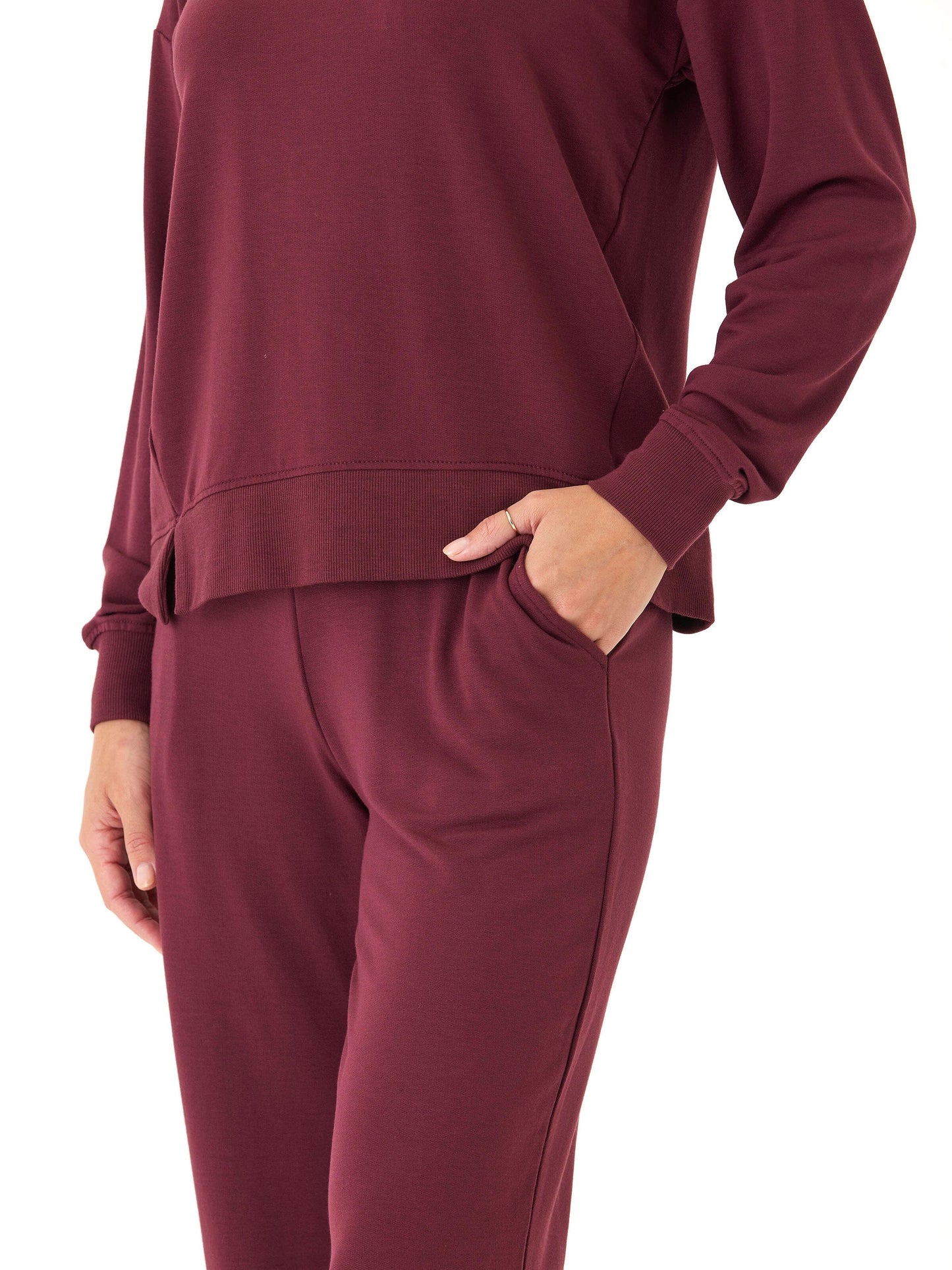 Zarina Modal Terry Tulip-Hem Jogger