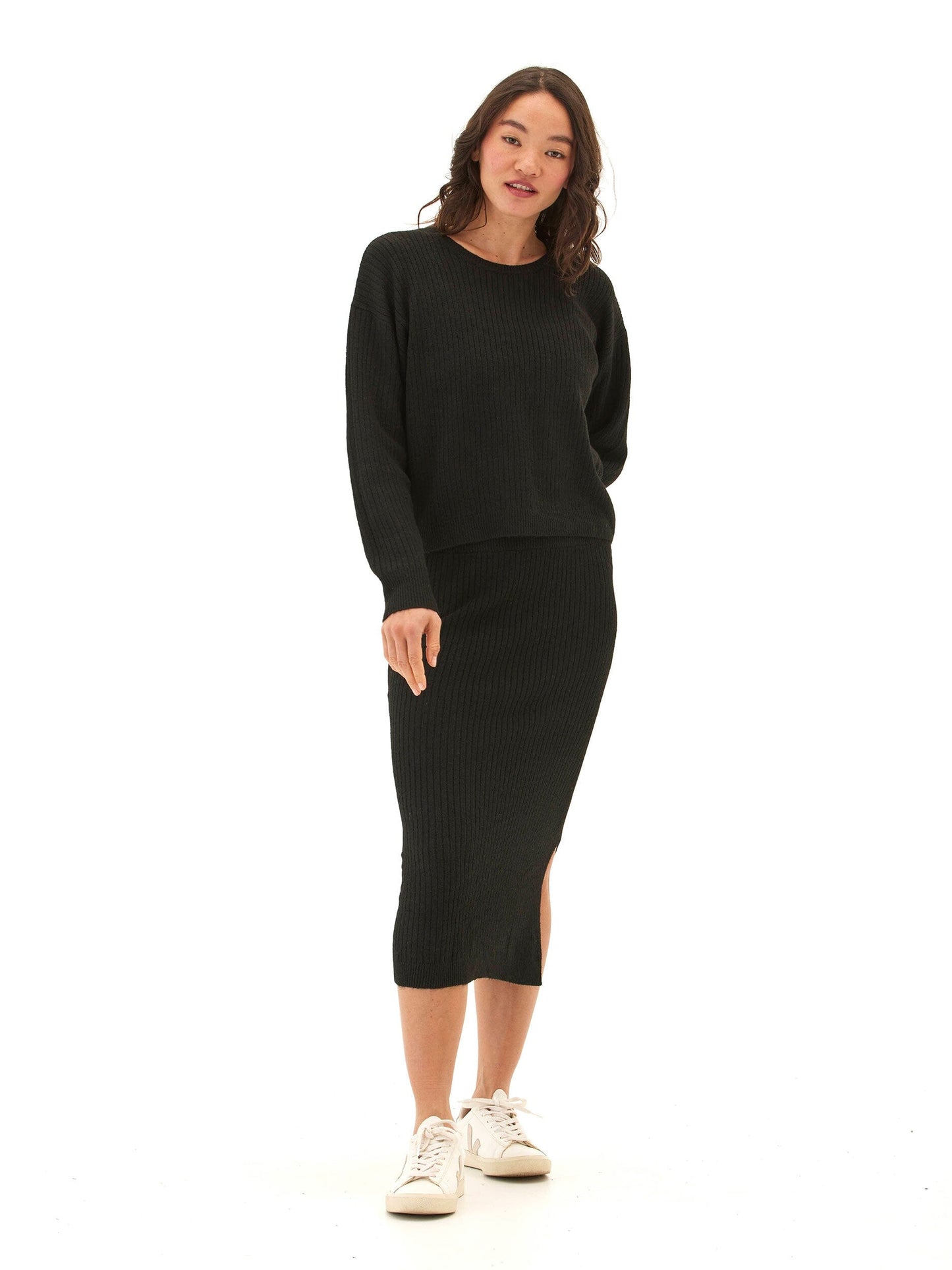 Yvonne Cozy Rib Pullover Sweater