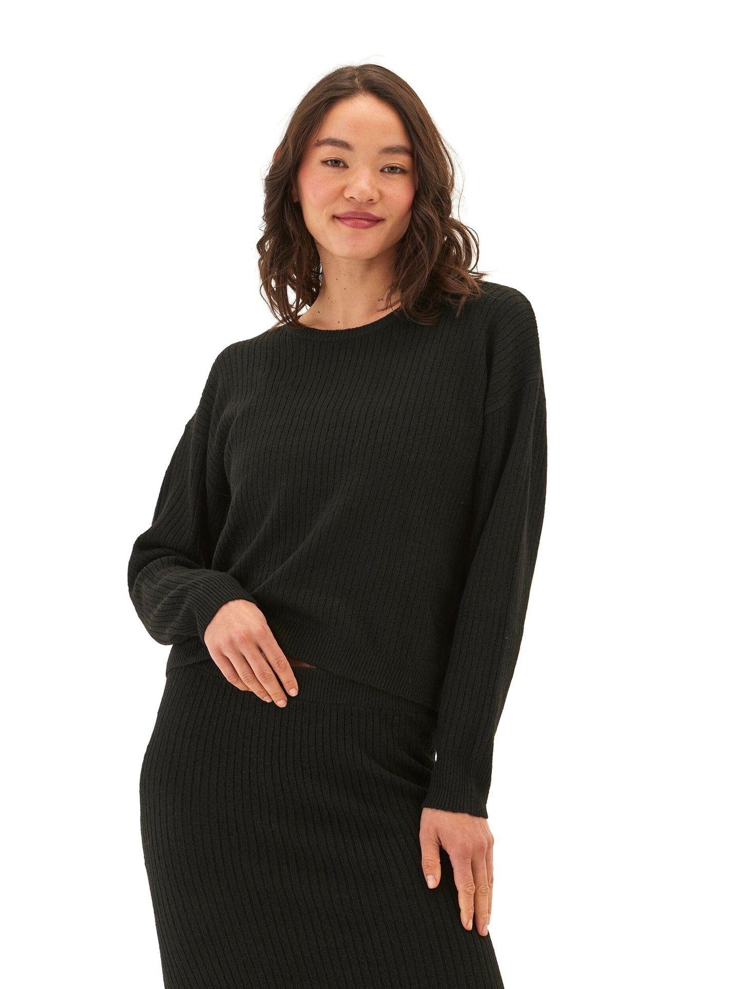 Yvonne Cozy Rib Pullover Sweater