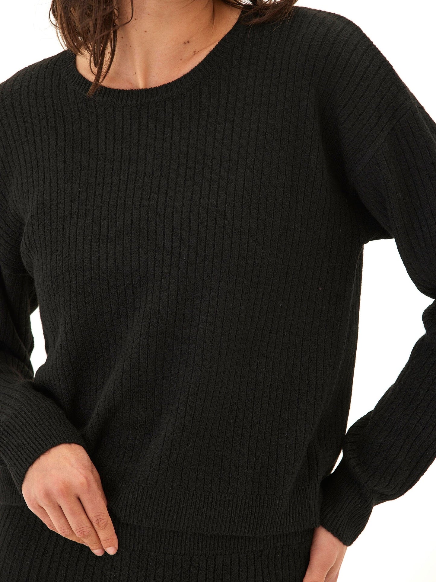 Yvonne Cozy Rib Pullover Sweater