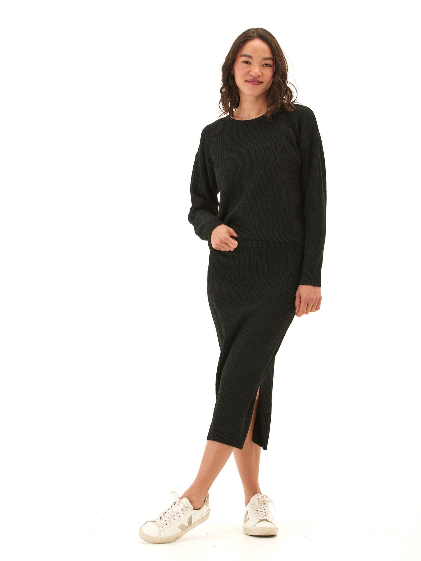 Yvonne Cozy Rib Pullover Sweater