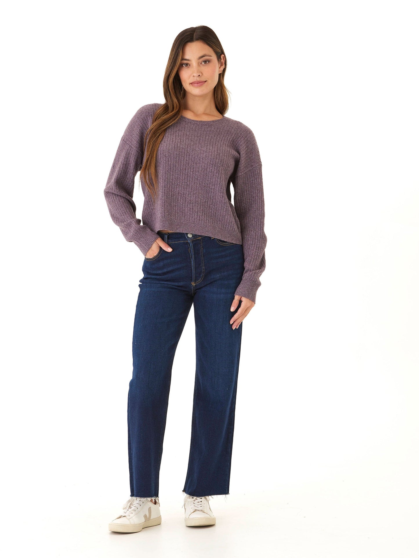 Yvonne Cozy Rib Pullover Sweater