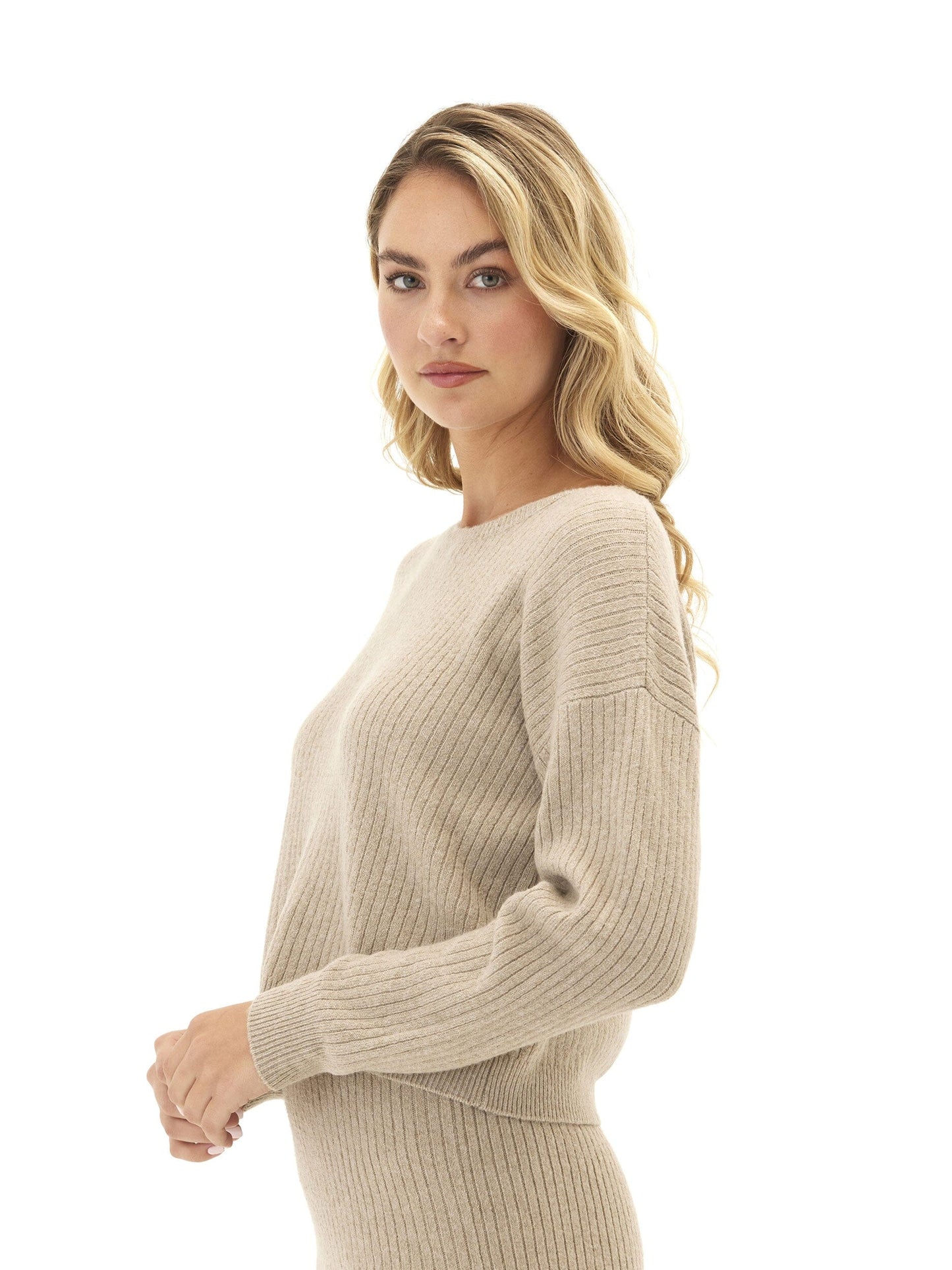 Yvonne Cozy Rib Pullover Sweater