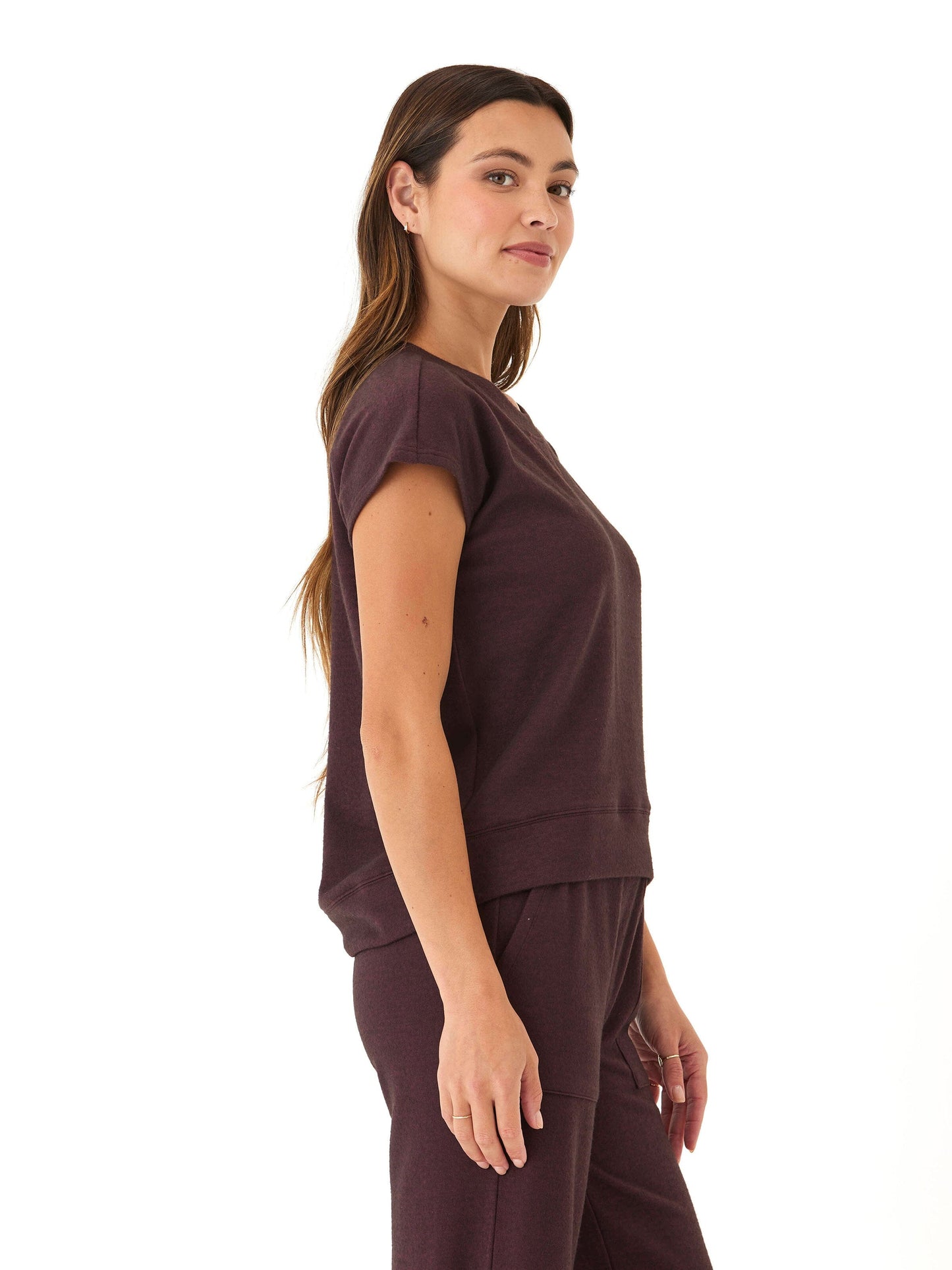 Misha Dream Fleece Short Sleeve Pullover