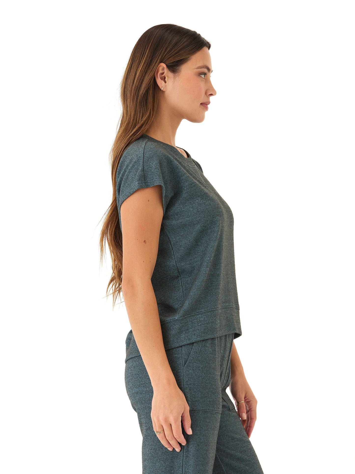 Misha Dream Fleece Short Sleeve Pullover