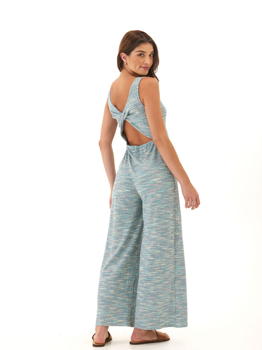 Ayesha Marble Rib Twist Jumpsuit