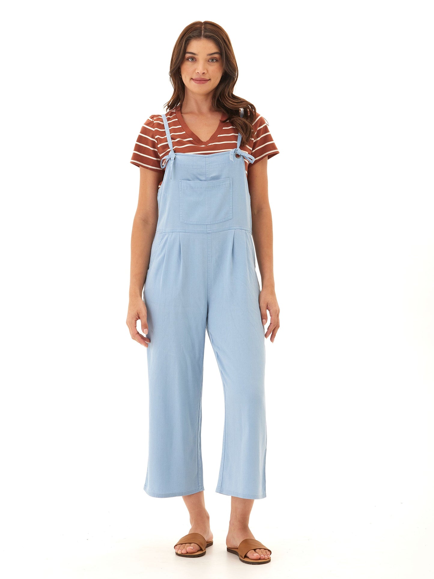 Alexis Stretch Chambray Jumpsuit