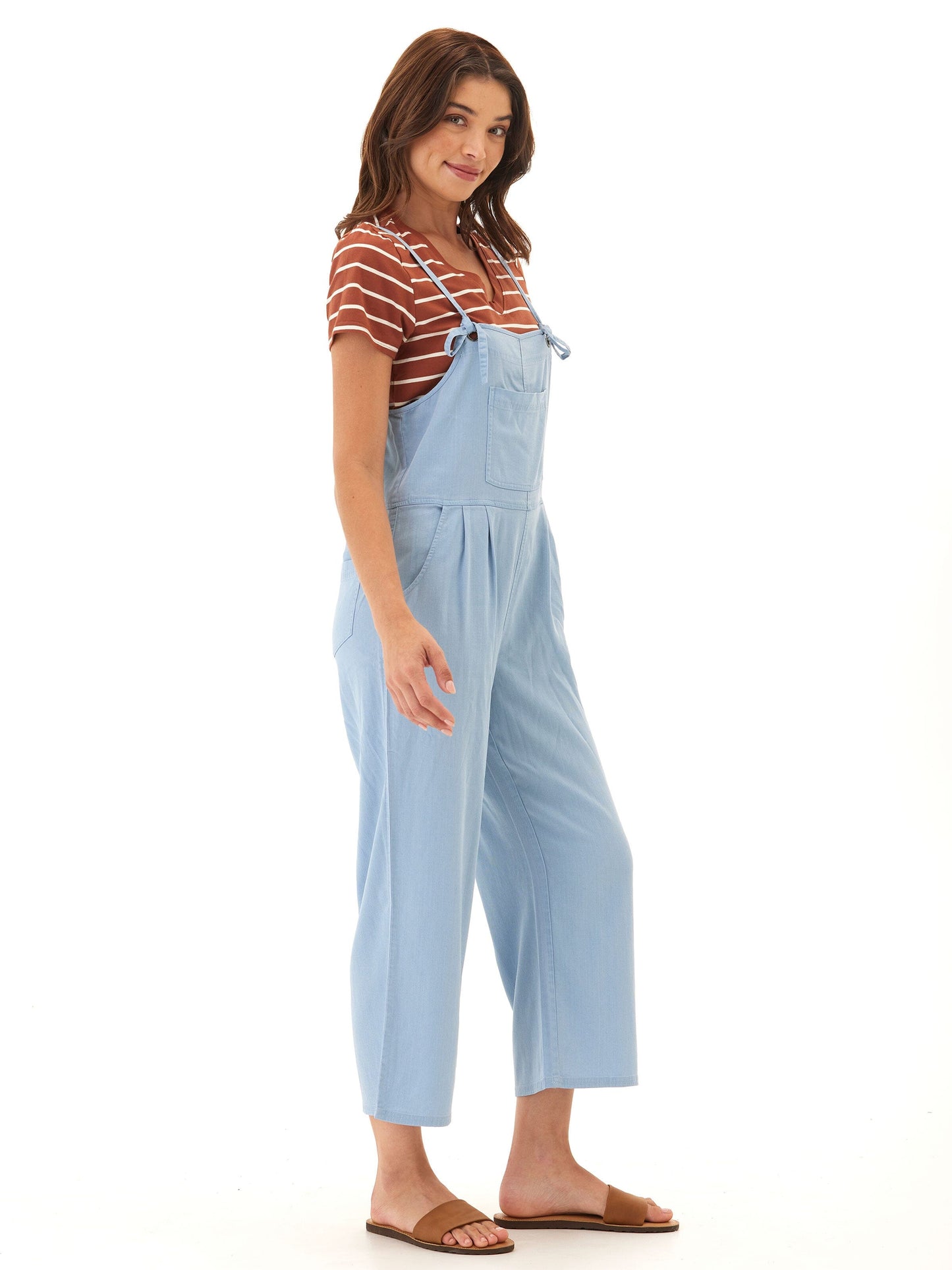 Alexis Stretch Chambray Jumpsuit