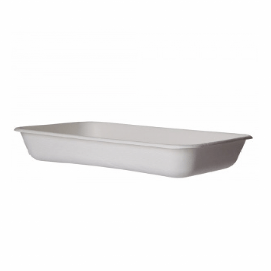 Vegware 10" x 7" World View Base White Molded Fiber (QTY:200)
