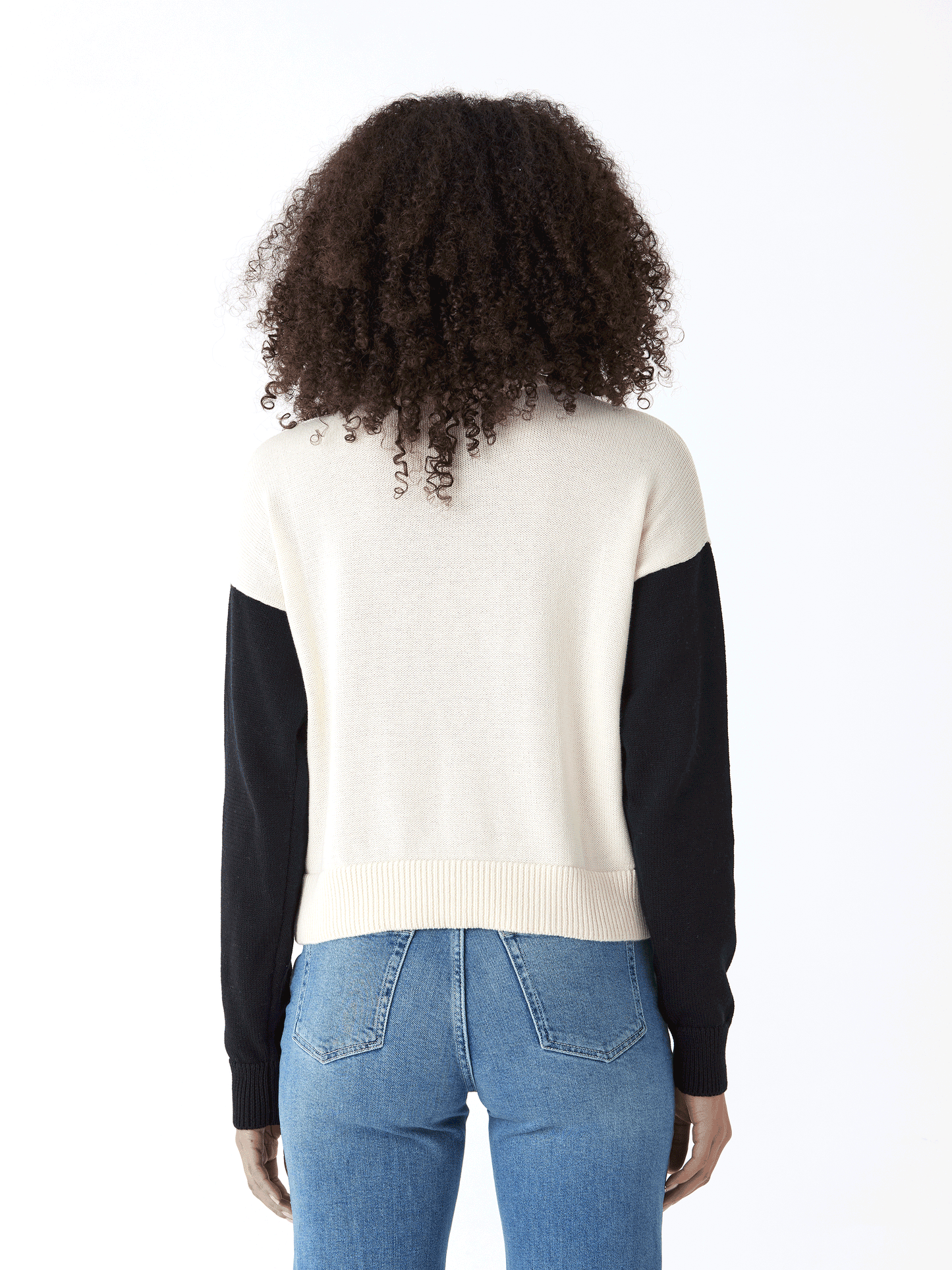 Avery Colorblock Turtleneck Sweater