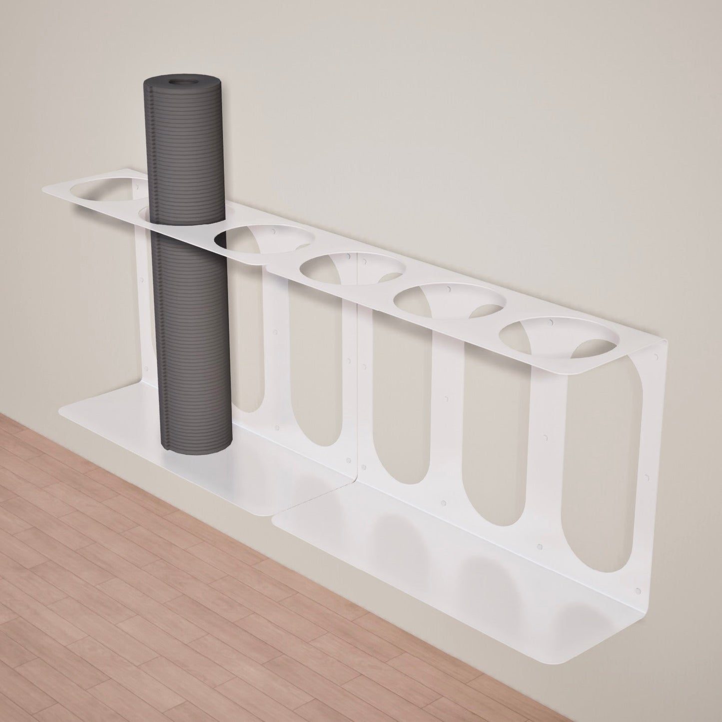 Yoke Yoga Mat Wall Bracket | Holds 3 Mats/Rollers