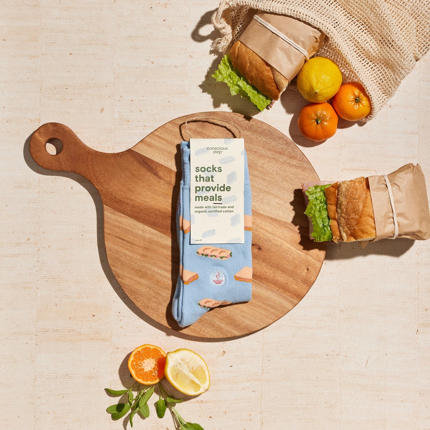 Socks that Provide Meals