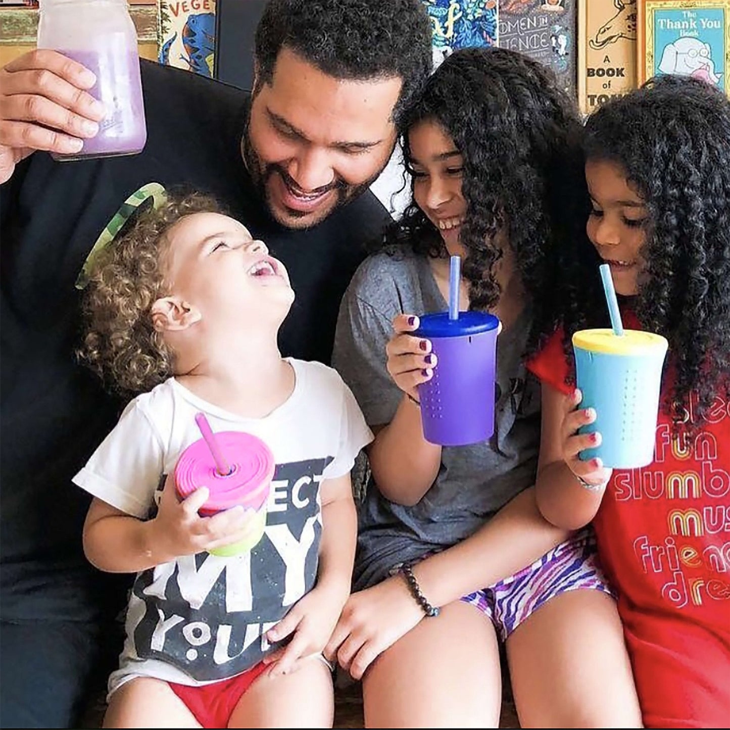 Silikids Silicone Straw Cup for Kids, 12oz