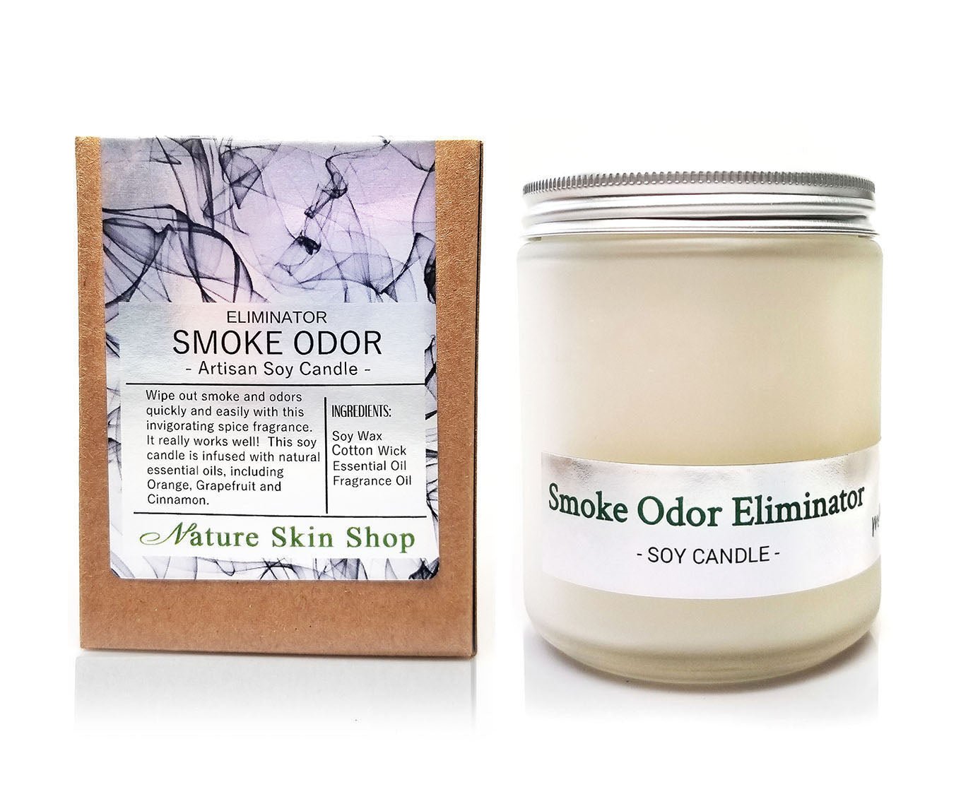 Smoke and Odor Eliminator Artisan Soy Candle-0