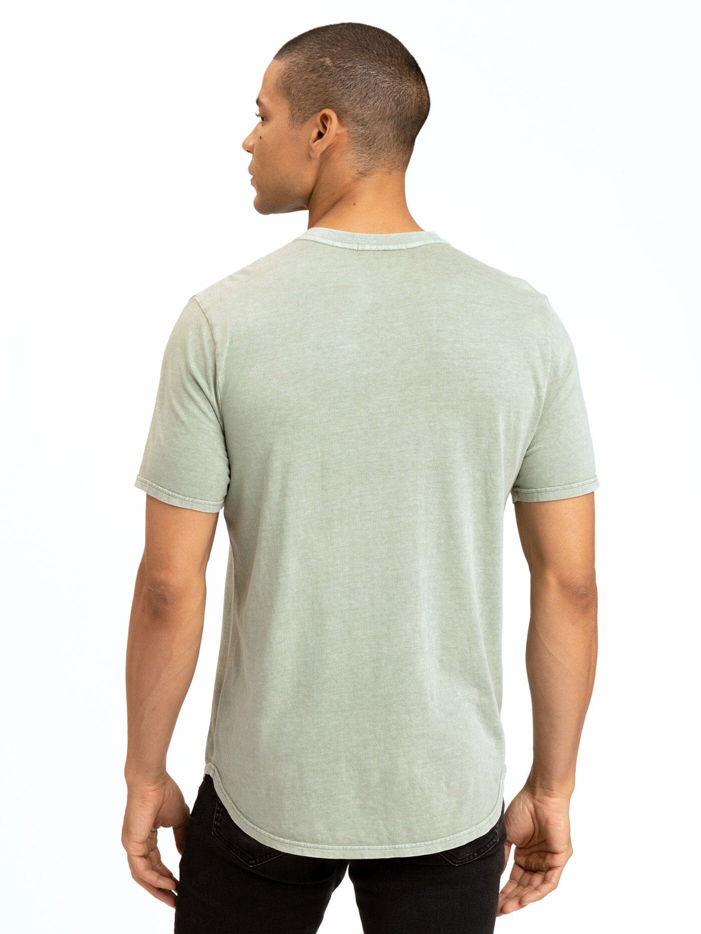 Draco Mineral Wash Short Sleeve Henley