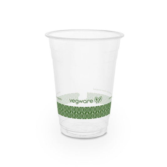Vegware 16oz PLA Cold Cup, 96-Series (QTY:1000)