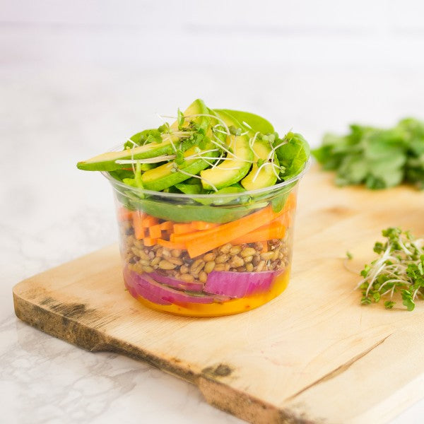16oz PLA round deli container (QTY:500)
