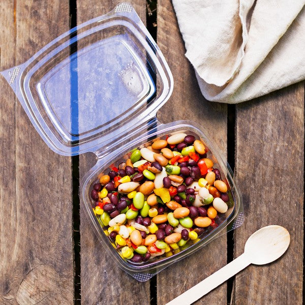 12oz PLA hinged deli container (QTY:300)
