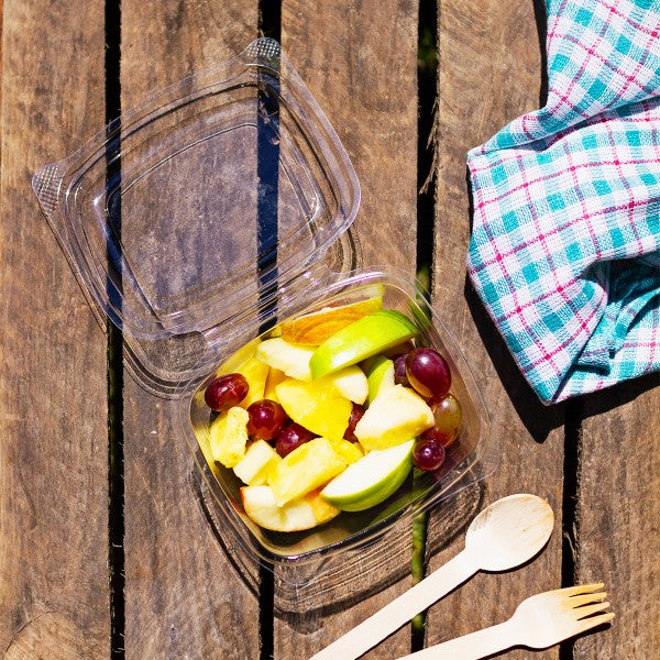 16oz PLA hinged deli container (QTY:300)