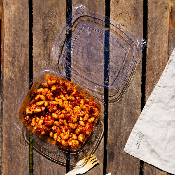 24oz PLA hinged deli container (QTY:200)