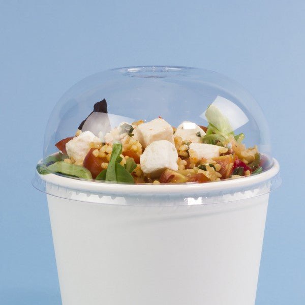 Vegware 115-Series dome PLA cold lid (QTY:500)