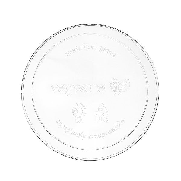 PLA round deli lid - fits 8-32oz containers (QTY:500)