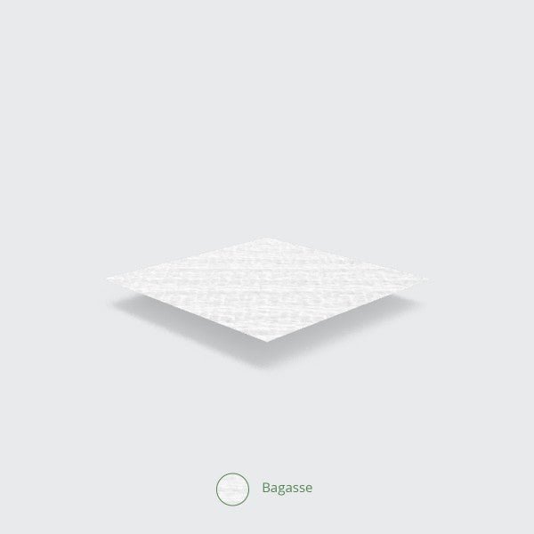 10in Square Plates | White Molded Fiber Vegware (QTY: 500)