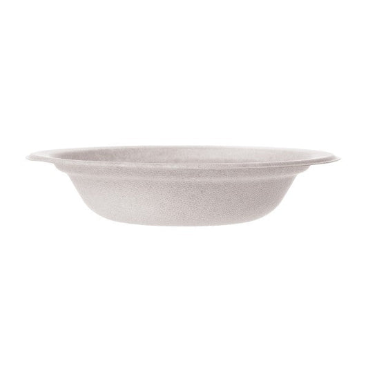 Vegware 12oz bowl, white molded fiber (QTY:1000)